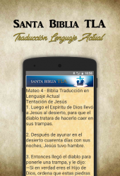 Captura de Pantalla 5 Biblia Lenguaje Actual TLA android