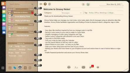 Image 5 Groovy Notes - Text, Voice Notes & Digital Organizer windows