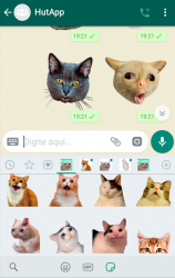 Captura 7 Stickers de Gato para WhatsApp android