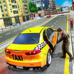 Imágen 1 City Taxi Driving Simulator Taxi Car Driving Games android