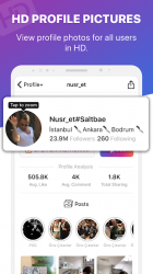 Captura de Pantalla 6 Profile+ Followers & Profiles Tracker android