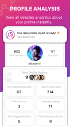 Captura 4 Profile+ Followers & Profiles Tracker android