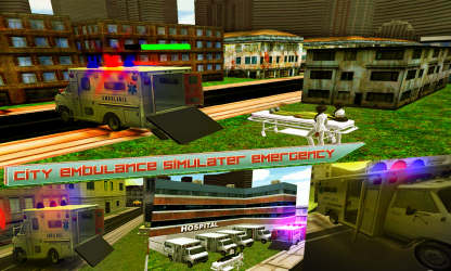 Captura de Pantalla 6 City Ambulance Driving Simulator - Emergency windows