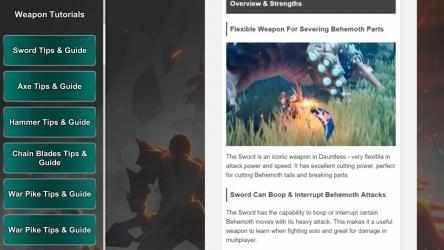 Screenshot 2 Dauntless Unofficial Game Guide windows
