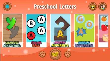 Screenshot 1 Niños Preescolar Cartas windows