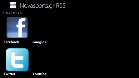 Captura de Pantalla 3 novasports.gr RSS windows