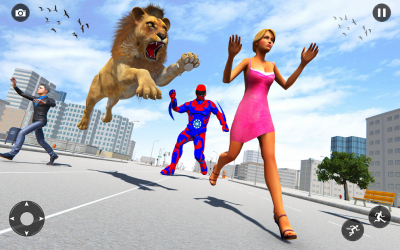 Captura de Pantalla 7 GT Superhero Police Robot Spider Animal Rescue 3D android