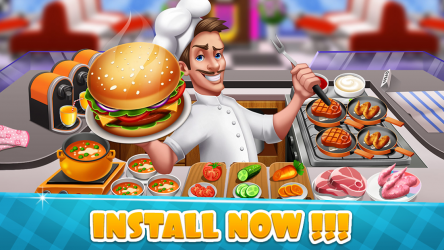 Captura de Pantalla 3 Juegos de cocina Comida y restaurantes craze fever android
