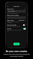 Screenshot 6 Spotify Greenroom: Talk live android