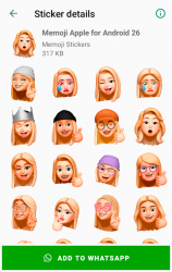 Screenshot 9 Memoji Apple Stickers for Android WhatsApp android