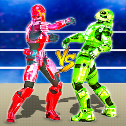 Captura de Pantalla 1 Robot ring battle: juegos de lucha de robots. android
