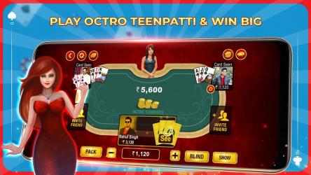 Captura 2 Teen Patti by Octro - Real 3 Patti Game android