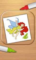 Screenshot 1 Paint fairies. Girls’ game for coloring windows