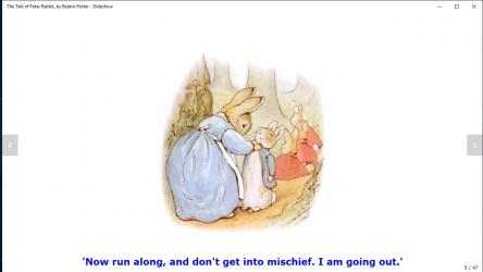 Screenshot 4 The Tale of Peter Rabbit, by Beatrix Potter - Slideshow windows