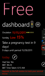 Screenshot 1 Fertility Diary Free windows