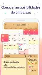 Screenshot 4 Calendario Menstrual - Fertilidad y Ovulacion android