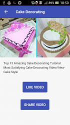 Captura de Pantalla 4 Decoracion de pasteles, tartas y tortas android