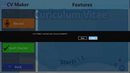 Captura de Pantalla 4 CV Maker ( curriculum vitae ) windows