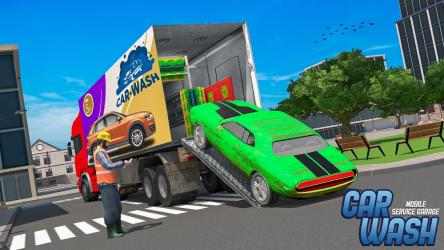 Screenshot 9 Car Wash Service Truck Game - Car Mechanic 3D android