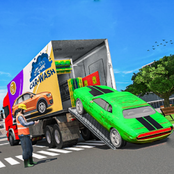 Screenshot 1 Car Wash Service Truck Game - Car Mechanic 3D android
