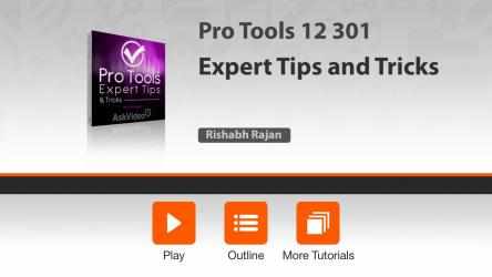 Screenshot 1 Expert Tips and Tricks for Pro Tools 11 windows