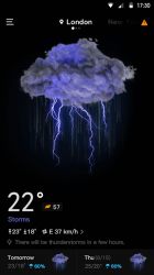 Screenshot 2 Clima en vivo y radar meteorológico preciso-WeaSce android