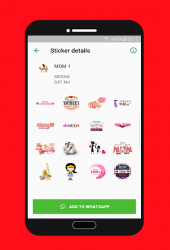 Imágen 4 WAStickerApps - Stickers for Mothers android