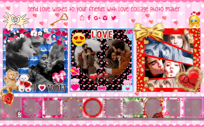 Captura 12 Collages de Amor para Fotos android