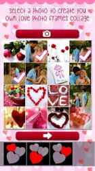 Captura 3 Collages de Amor para Fotos android