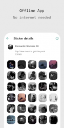 Captura de Pantalla 5 Romantic Stickers for WhatsApp - WAStickerApps android