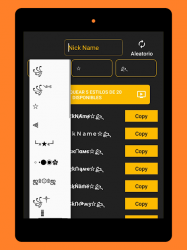 Screenshot 6 💎 Nombres Para Free Fire y Simbolos Para Nick android