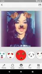 Screenshot 10 Sweet Snap Face Camera - Live Filter Selfie Edit android
