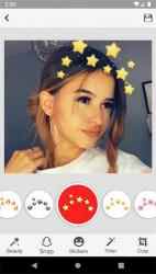 Screenshot 13 Sweet Snap Face Camera - Live Filter Selfie Edit android
