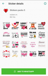 Imágen 5 Stickers Romanticos para WhatsApp android