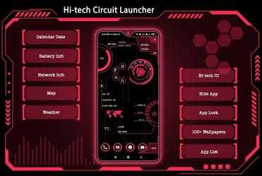 Screenshot 2 Hi-tech Circuit Launcher 2021 - Hitech Theme android