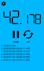 Captura de Pantalla 4 Cronómetro Temporizador android