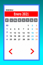 Captura de Pantalla 12 Calendario 2021 en Español android