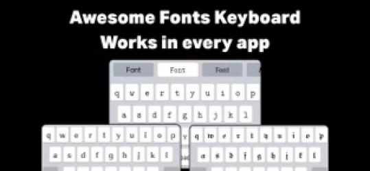 Capture 1 Keyboard Fonts iphone