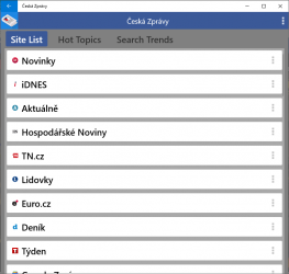 Screenshot 1 Česká Zprávy windows