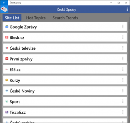 Screenshot 2 Česká Zprávy windows