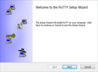 Screenshot 3 PuTTY windows