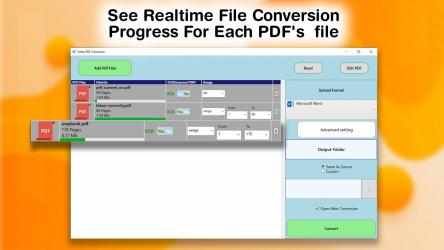 Screenshot 3 Free PDF Converter : PDF To Word For Adobe Acrobat windows