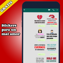 Imágen 4 Stickers de Amor Piropos Frases Meme WAStickerApps android