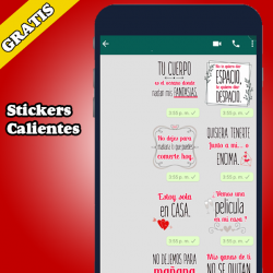 Screenshot 7 Stickers de Amor Piropos Frases Meme WAStickerApps android