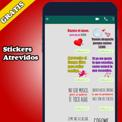 Screenshot 6 Stickers de Amor Piropos Frases Meme WAStickerApps android