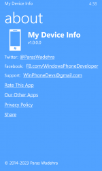 Screenshot 7 My Device Info windows