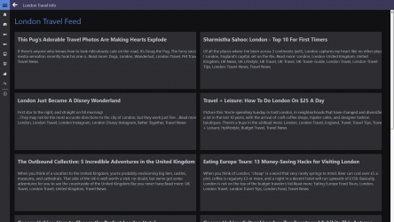 Screenshot 3 London Travel Info windows