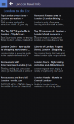 Screenshot 6 London Travel Info windows