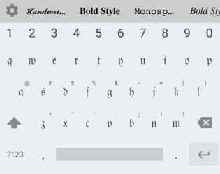 Captura de Pantalla 13 Fonts Keyboard-Fancy Text and Fonts android