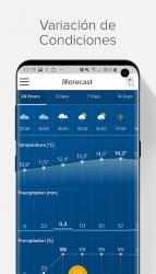 Captura de Pantalla 7 Previsión del tiempo, radar & widget - Morecast android